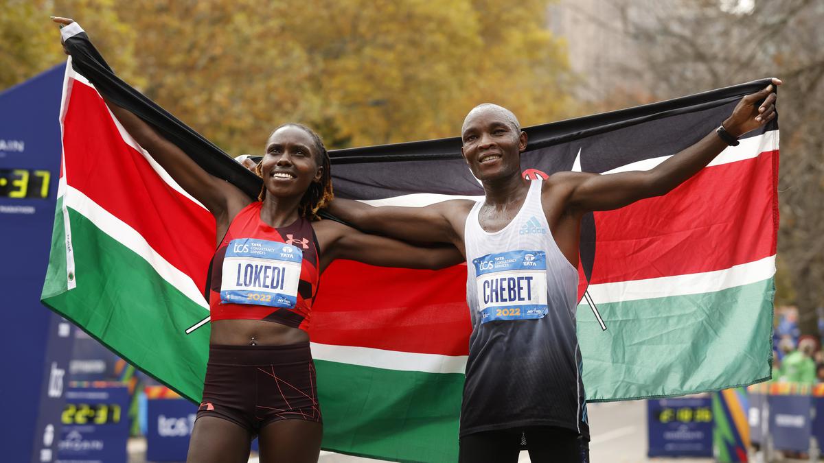 New York City Marathon: Chebet and Lokedi of Kenya win on debuts