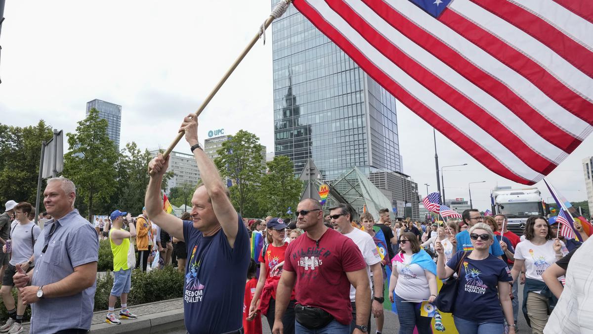 U.S. ambassador marches in Warsaw Pride parade, sending message to NATO ally