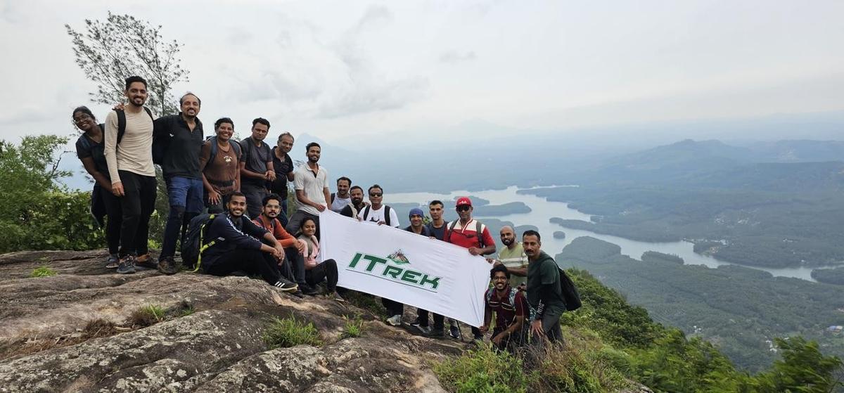 ITREK during a hike at Kurisumala