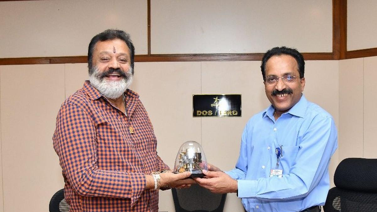 Union Minister Suresh Gopi meets ISRO officials in Bengaluru 