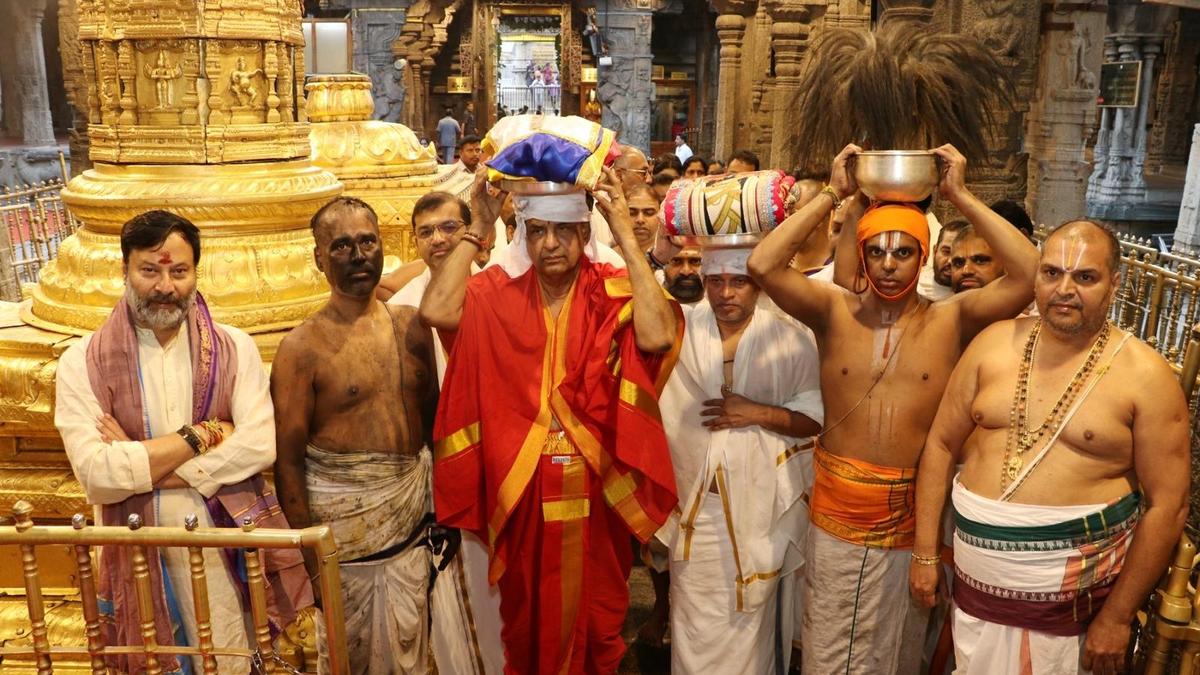 ‘Koil Alwar Thirumanjanam’ performed in Tirumala ahead of Ugadi