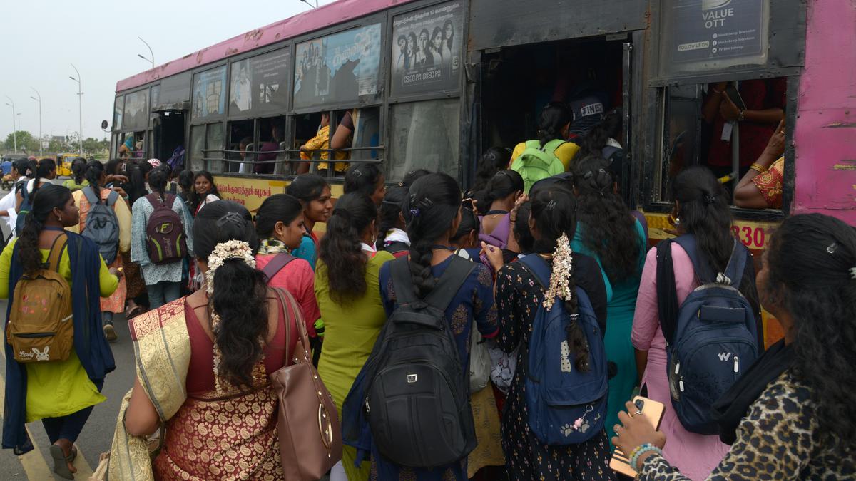 Women travelling in government buses go up to 65% from 40%, says Transport Minister Sivasankar