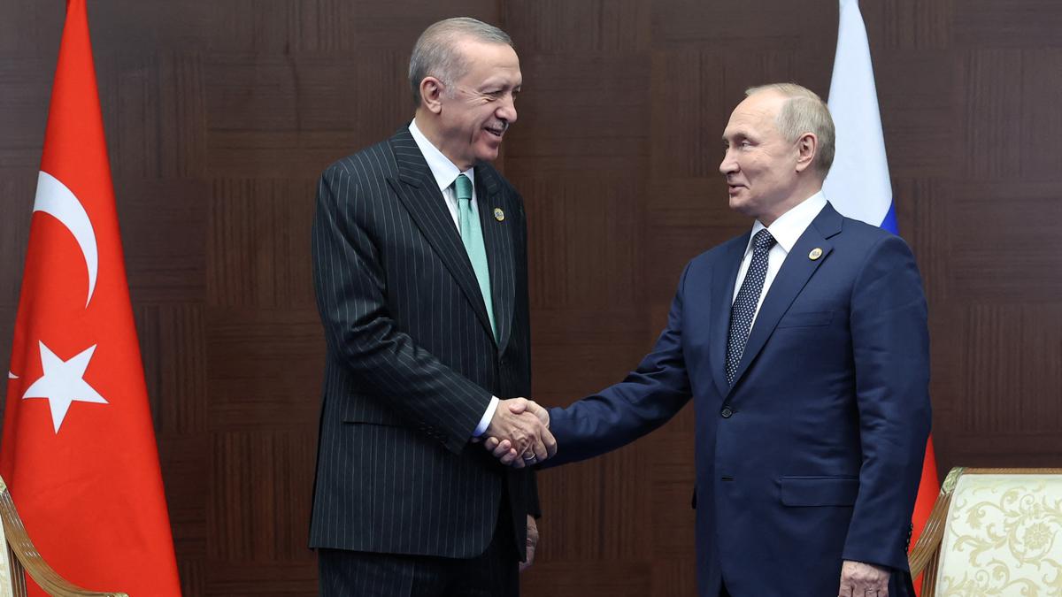 Putin tells Erdogan Russia could create 'gas hub' in Turkey