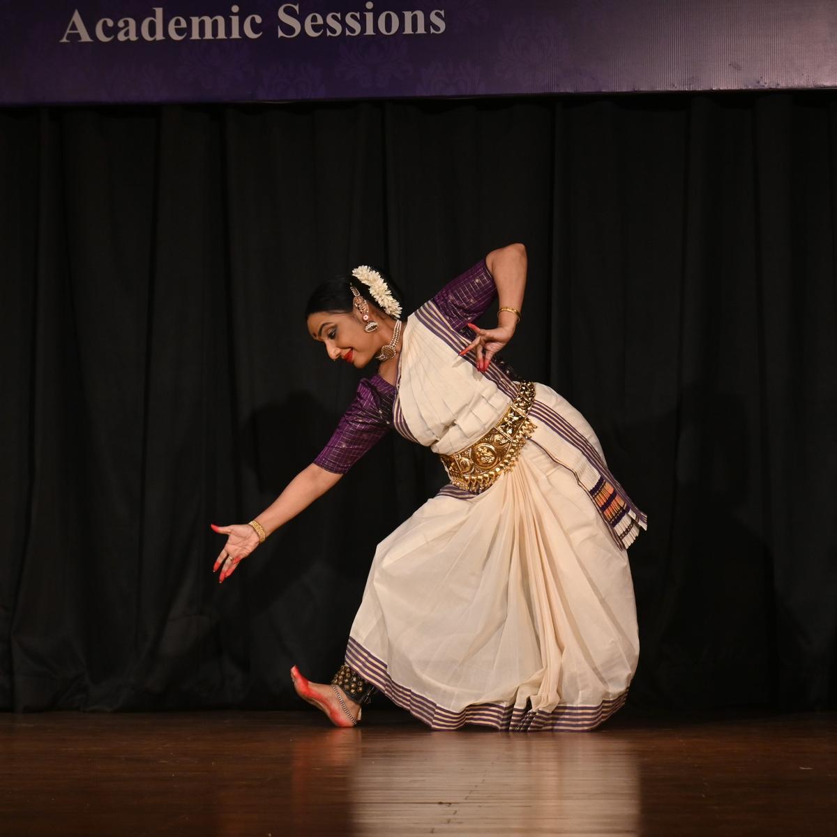 Neena Prasad performed excerpts from her choreographic works to highlight the use of Carnatic ragas in them