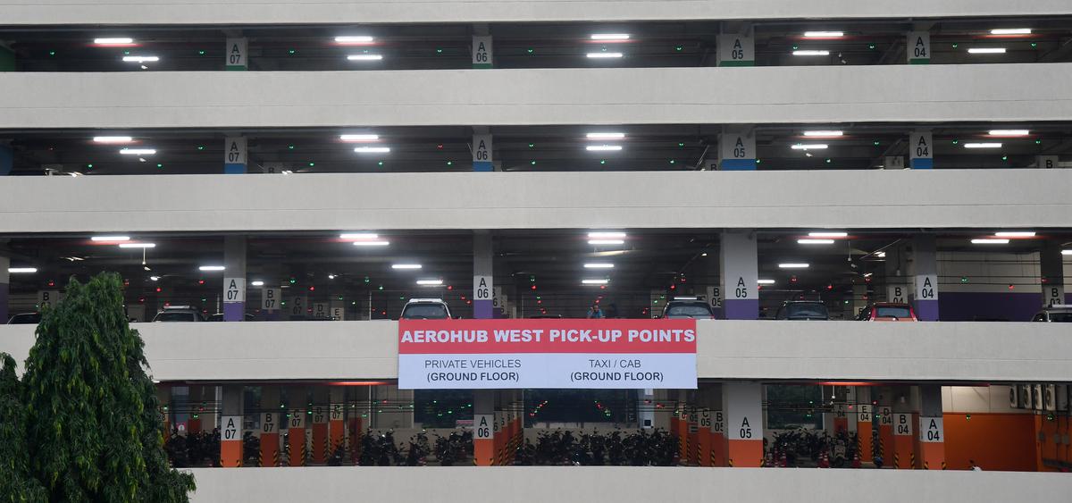 Chennai airport’s multi-level car parking opened; passengers face long queues due to traffic congestion