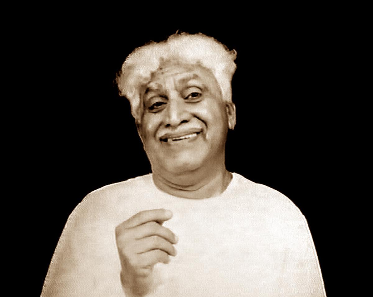 CR Simha in a still from a play