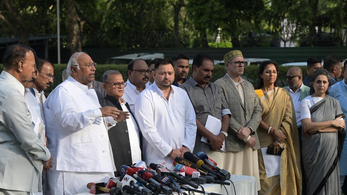 INDIA Bloc unites to oppose the Delimitation Bill - The Hindu