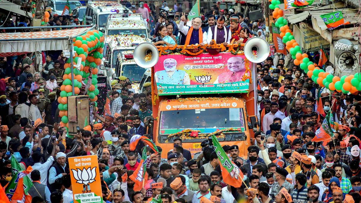 In Prayagraj , BJP hopes to power through on “bulldozer” narrative