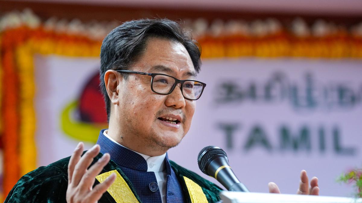 Centre giving full support to judiciary, says Law Minister Rijiju