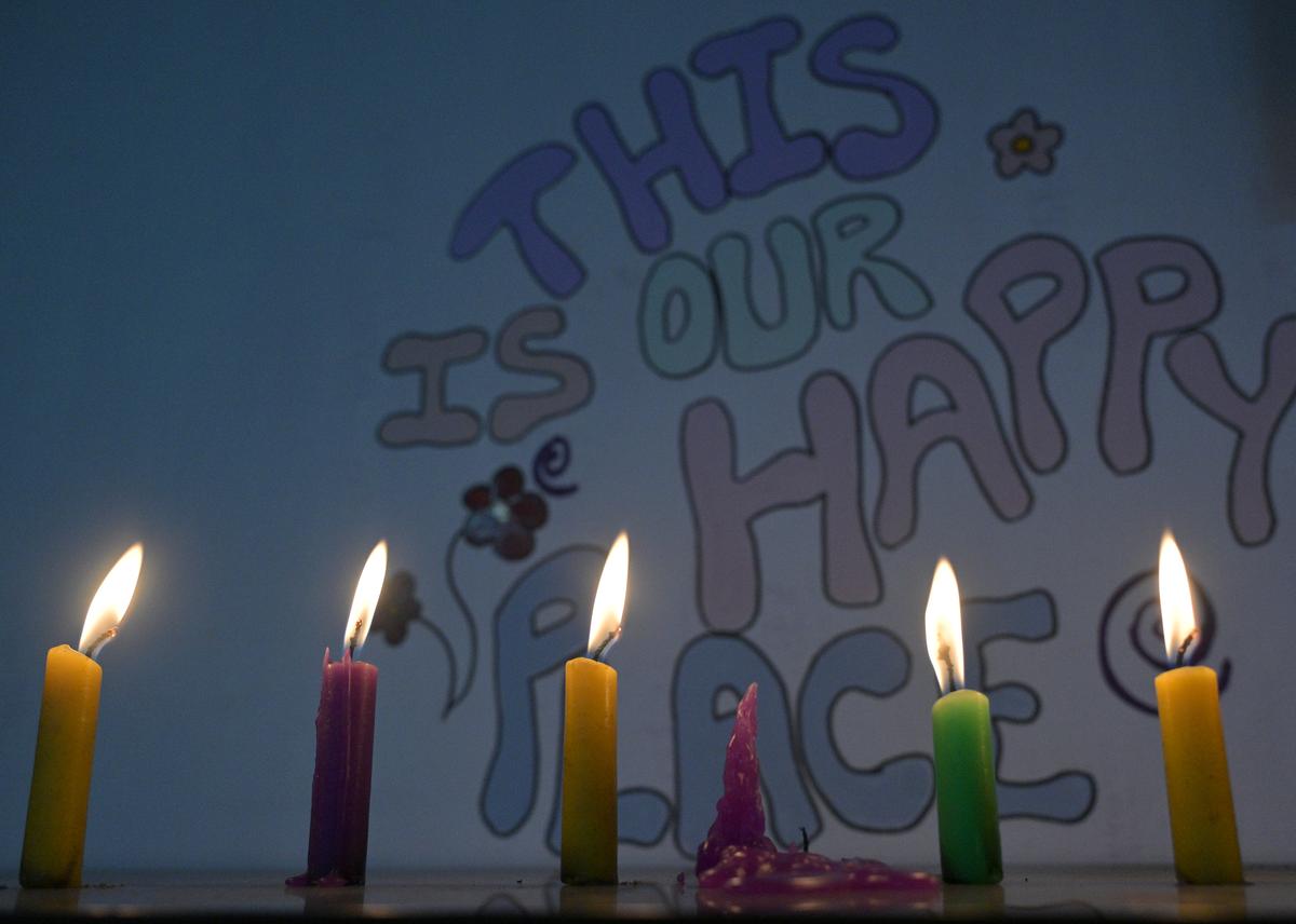 In the Capital’s lone Garima Greh, each step across its three floors is painted in the colours of the rainbow.