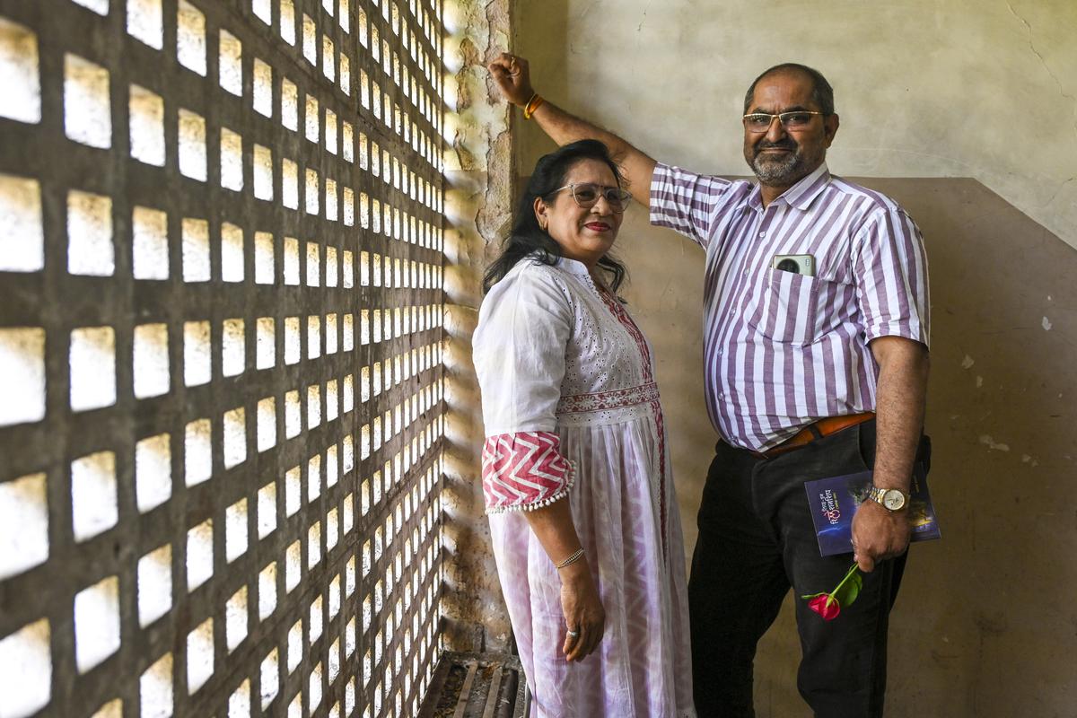 Sadhana Niteen Savagave and Niteen Ganpatrao Savagave in Pune.