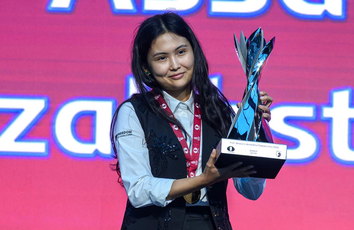 स्पीड क्वीन: पिछले महीने दोहा में असौबायेवा ने पांच साल में अपनी तीसरी विश्व ब्लिट्ज़ चैम्पियनशिप जीती। 