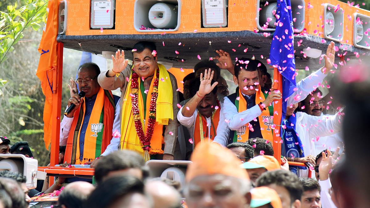 Gadkari files nomination for Nagpur Lok Sabha seat, calls for strong support for NDA