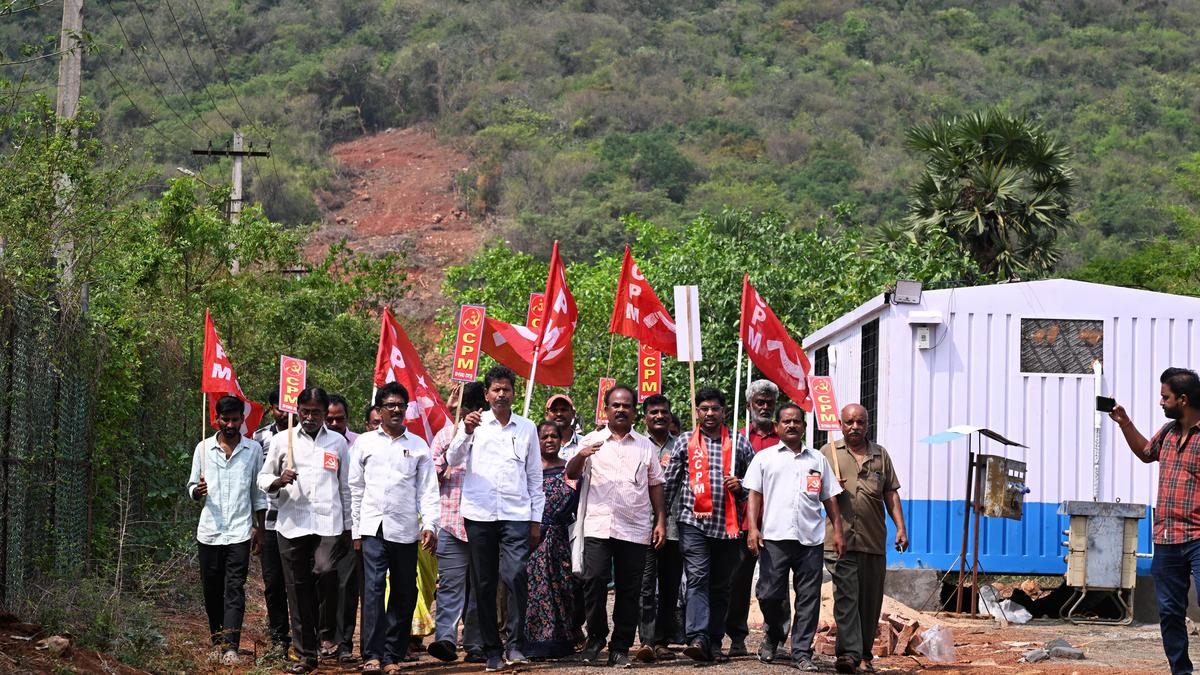 CPI(M) inspect Data Centre site; express concern over tree felling
