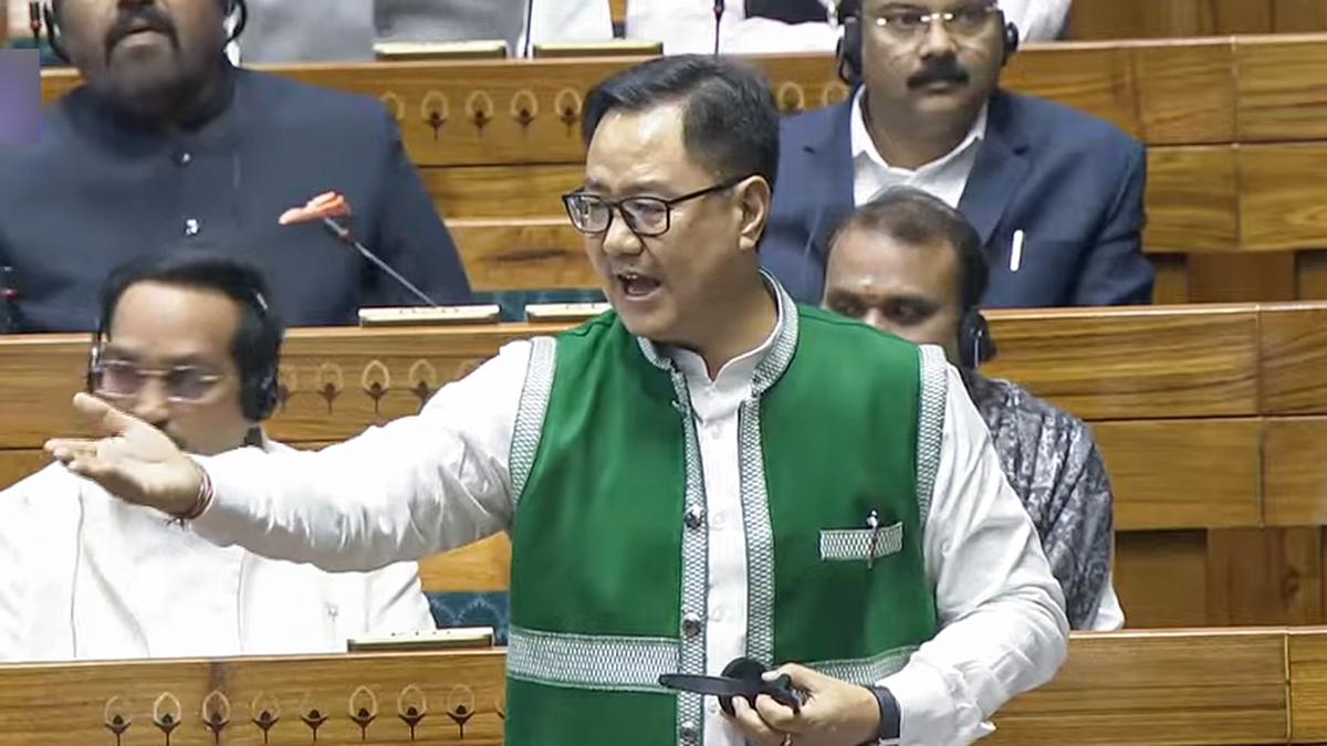 Congress never gave its due to Ambedkar: Kiren Rijiju during Constitution debate