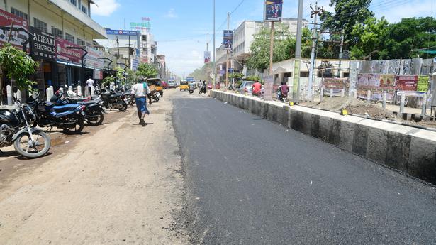 Relaying of roads dug up for UGD works begins in Tiruchi
