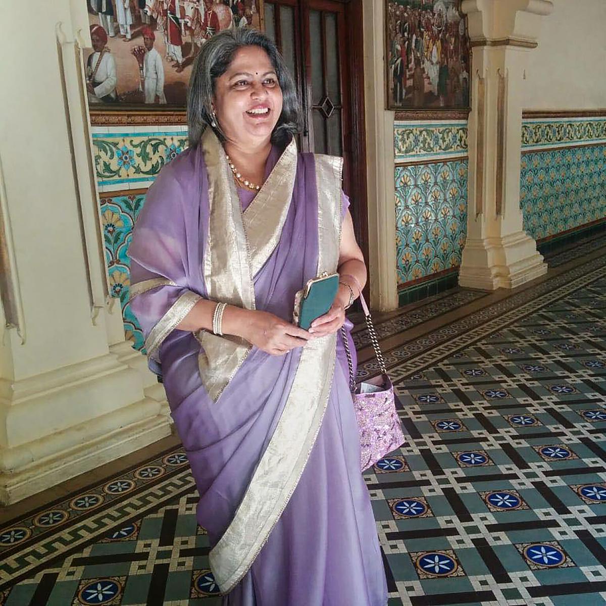 Kamakshi Devi Wadiyar, princess of the erstwhile Mysuru royal family. 