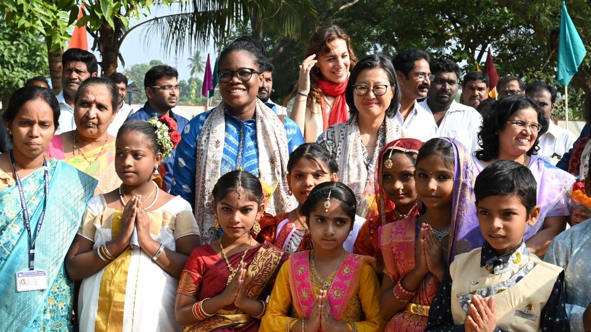 World Bank team visits government schools to assess education standards, policies