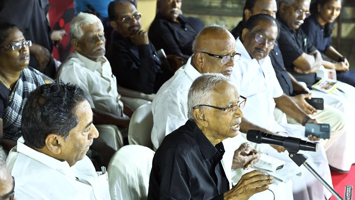 Centre attempting to replace Constitution with Manusmriti, alleges Veeramani
