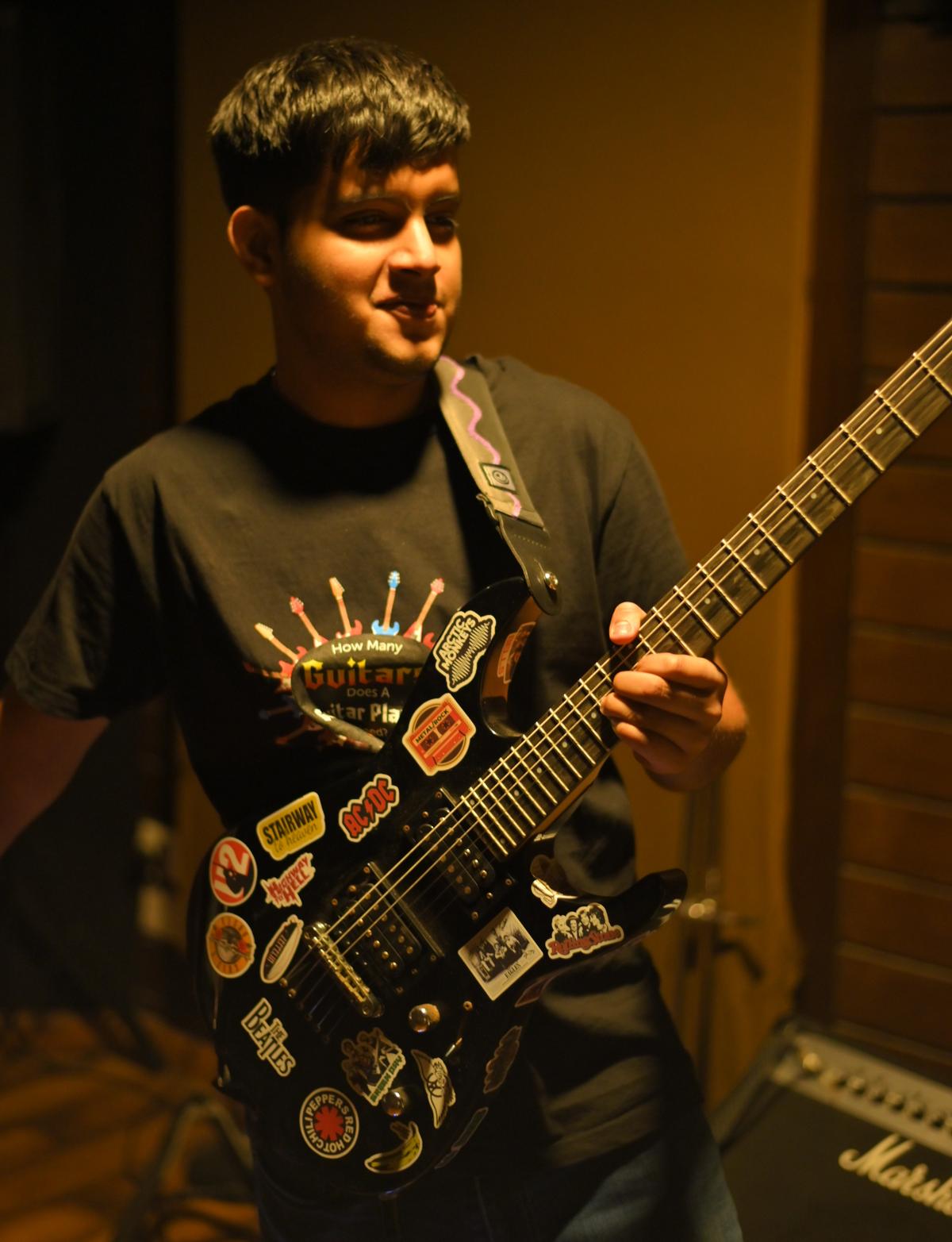 Kevin Aryan Mitchell, guitarist of Chayanit - The Chosen Ones