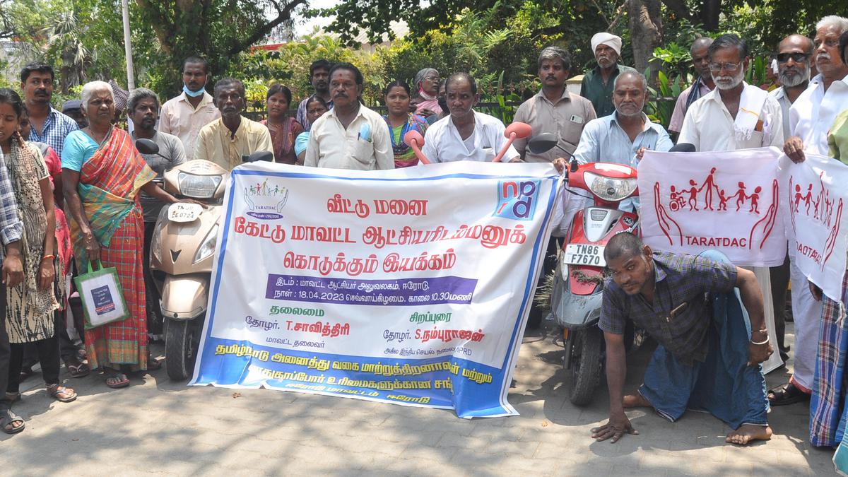 Persons with disabilities seek free house site pattas