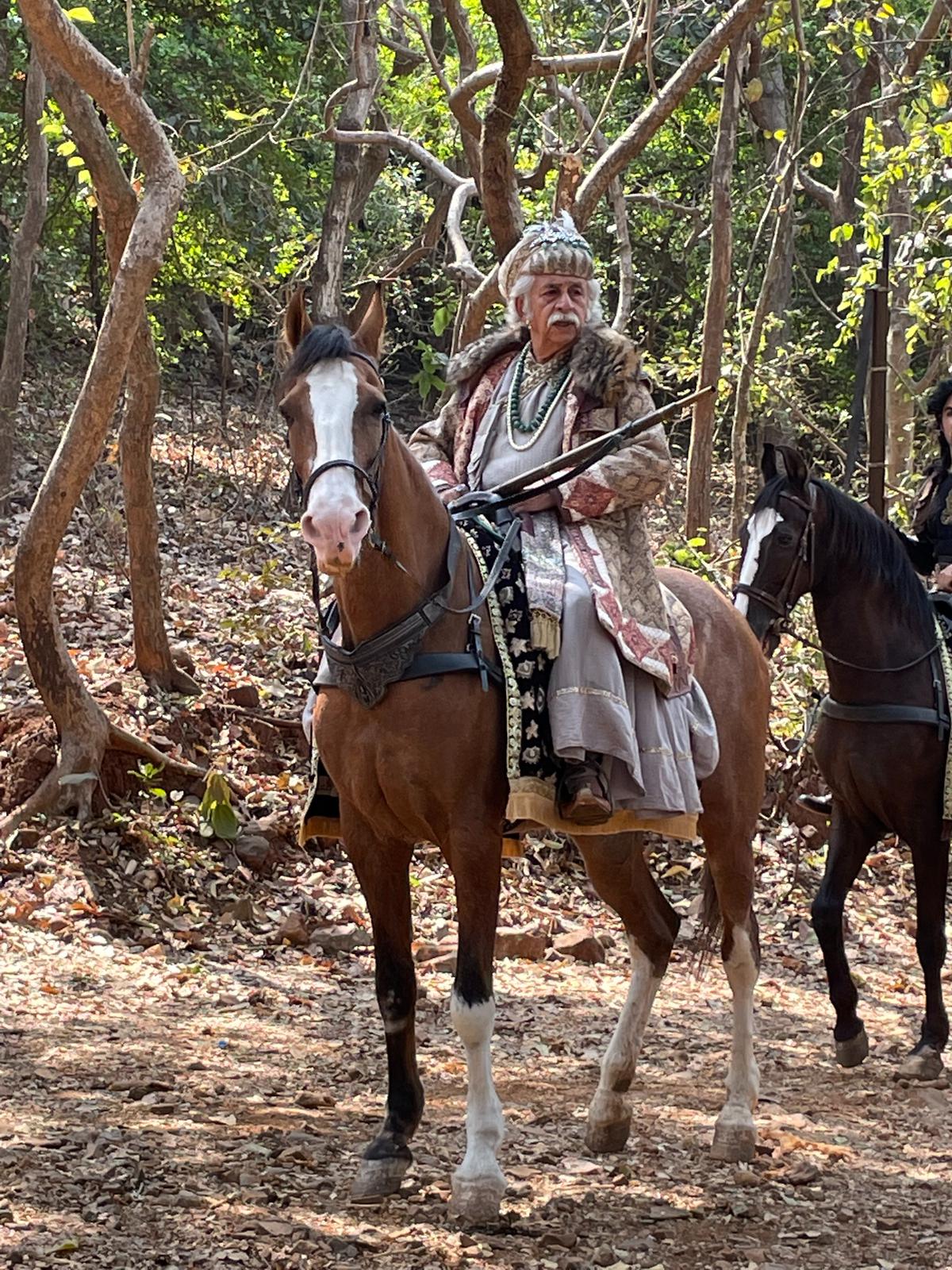 Shah’s Akbar on a royal trot in a still from ‘Taj: Divided by Blood’