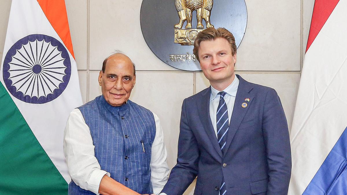 Rajnath meets Dutch counterpart Berkelmans, says look forward to deepen defence partnership