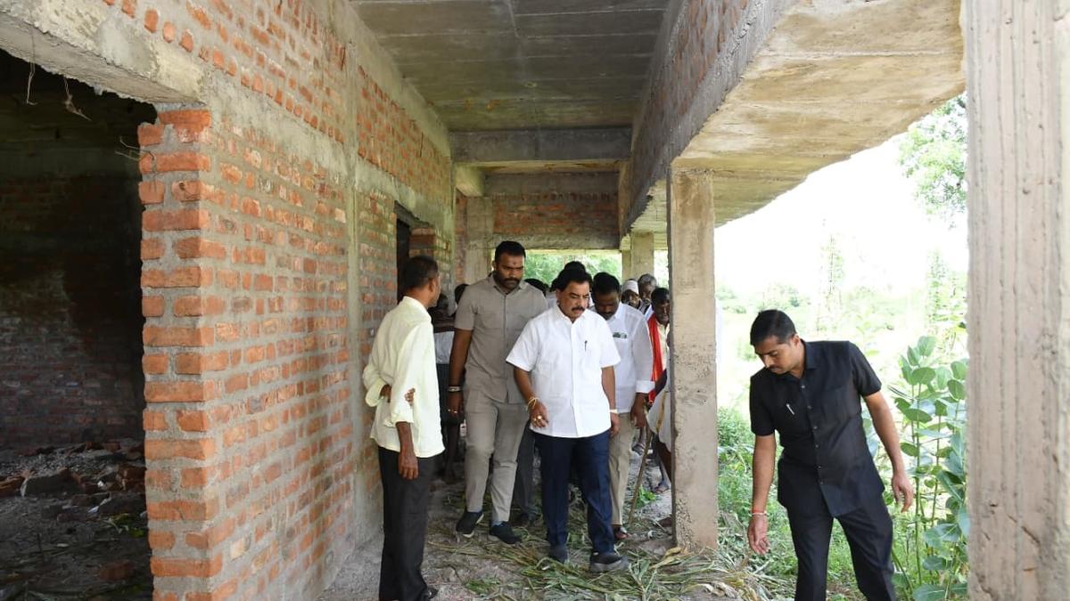MLA assures to complete construction works of school buildings at Gonchireddipalle
