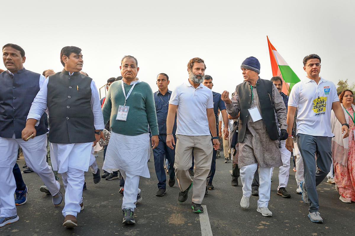 Congress' Bharat Jodo Yatra resumes from Khel Sankul in Rajasthan's Jhalawar