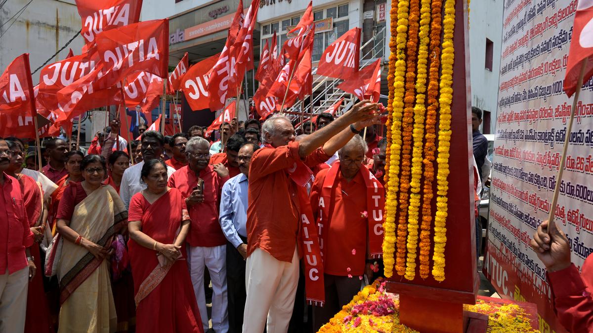 May Day is just any other day for workers in Hyderabad