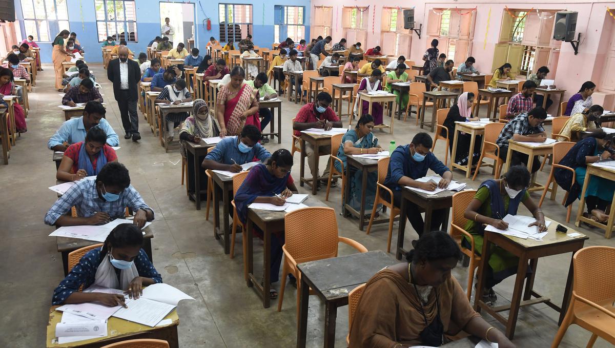 More than 55,000 write TNPSC Group II exam - The Hindu