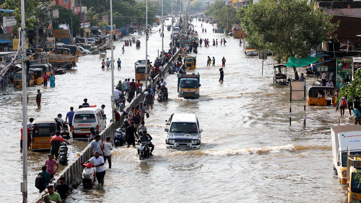 Poonamallee records highest rainfall of 34 cm; 14 places in Chennai receive extremely heavy rains