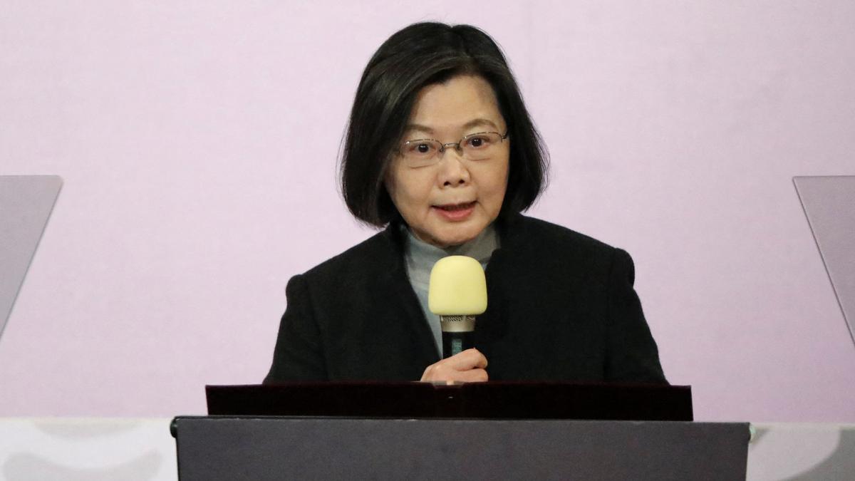 Taiwan is bolstering military exchanges with U.S., President Tsai says