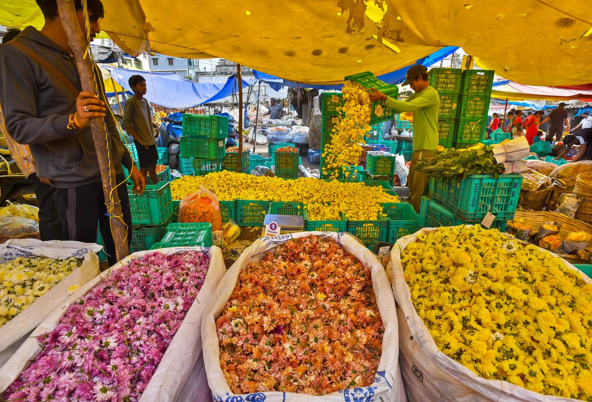 Business blooms this season at Anandapuram flower market near Visakhapatnam The Hindu