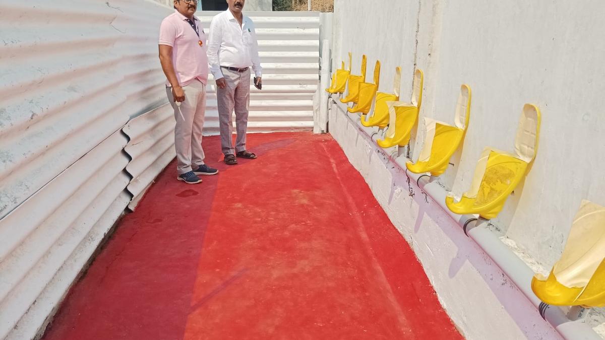 No toilet for boys at this school since 1947, until a teacher built urinals from scratch