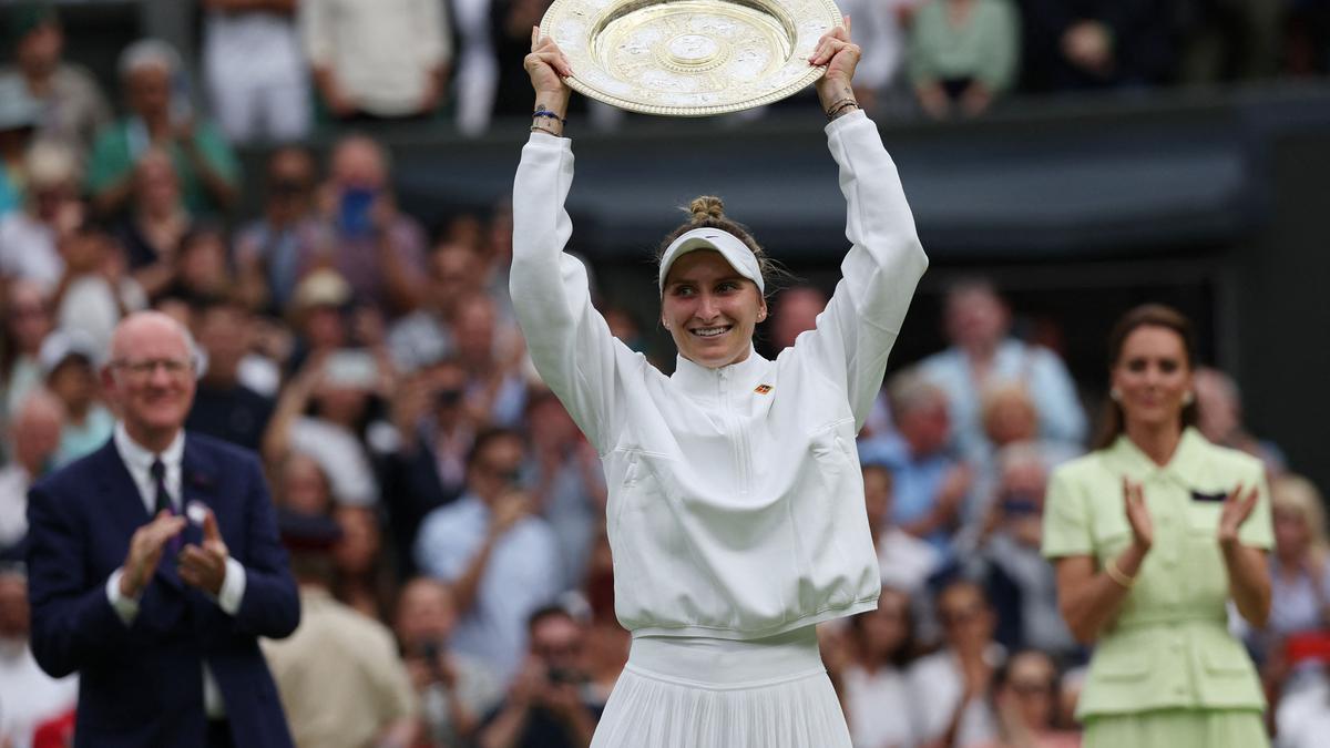 Wimbledon 2023 | Unseeded Vondrousova beats Jabeur 6-4, 6-4 to lift maiden title