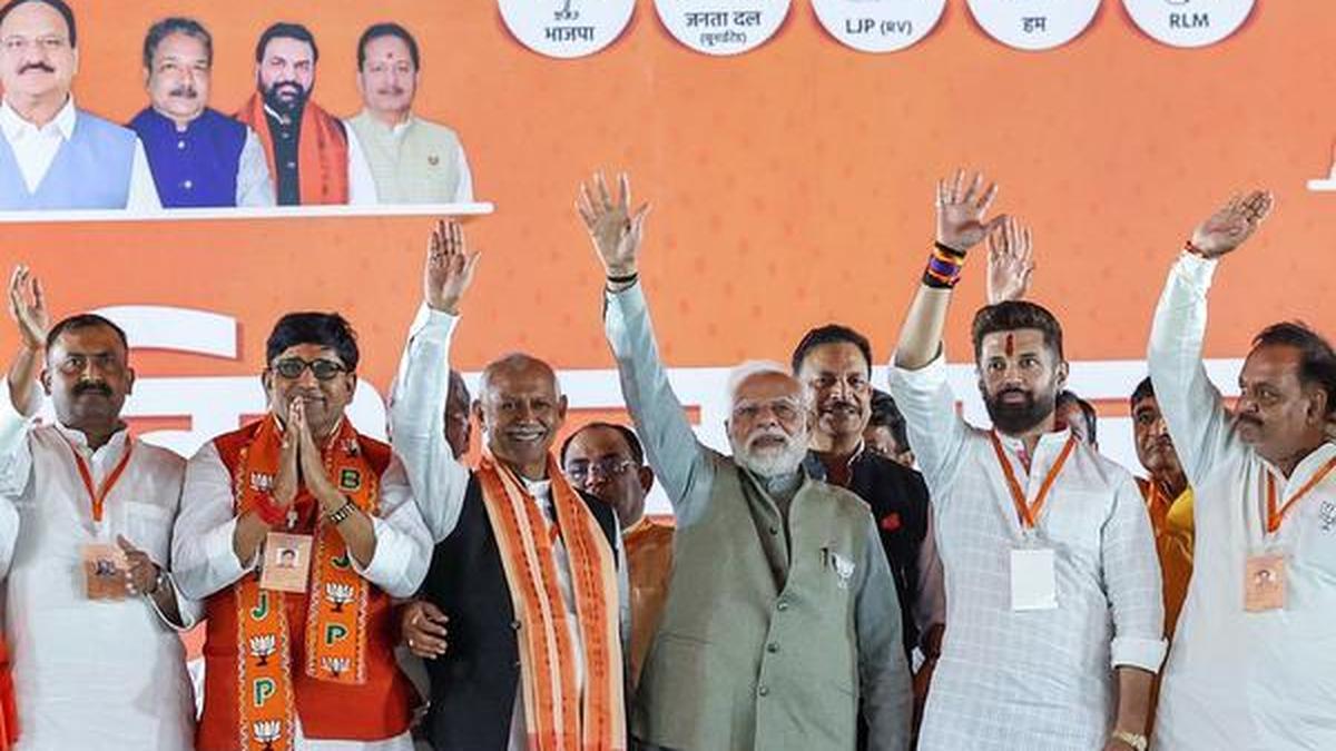 NDA releases manifesto for Bihar polls; promises jobs to one crore youth, free education, infra growth