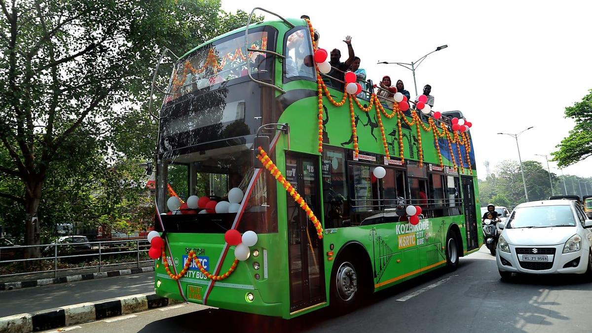 KSRTC launches double-decker bus for Kozhikode city tour