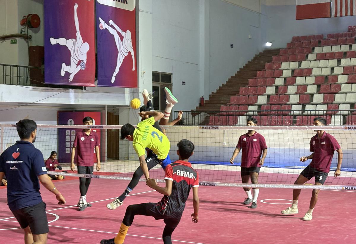 A total of 18 players from Bihar are participating in SepakTakraw in the upcoming Khelo India Youth Games in May. A total of 18 players from Bihar are participating in SepakTakraw in the upcoming Khelo India Youth Games in May.