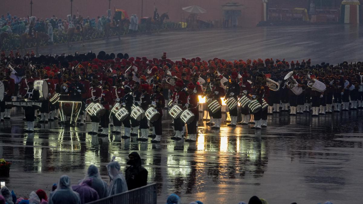 Mesmerising Beating Retreat ceremony brings an end to Republic Day celebrations