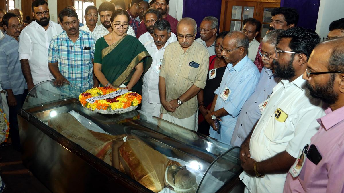 Writer P. Valsala cremated with State honours