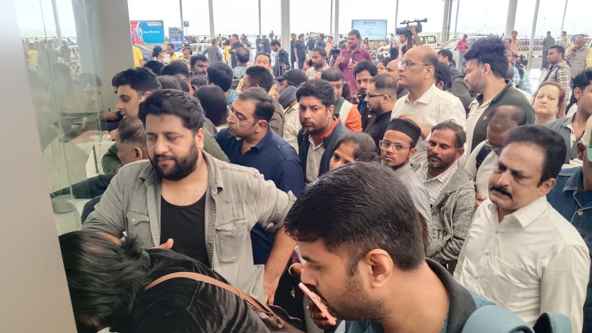 Passengers stranded at Hyderabad airport as IndiGo cancellations continue