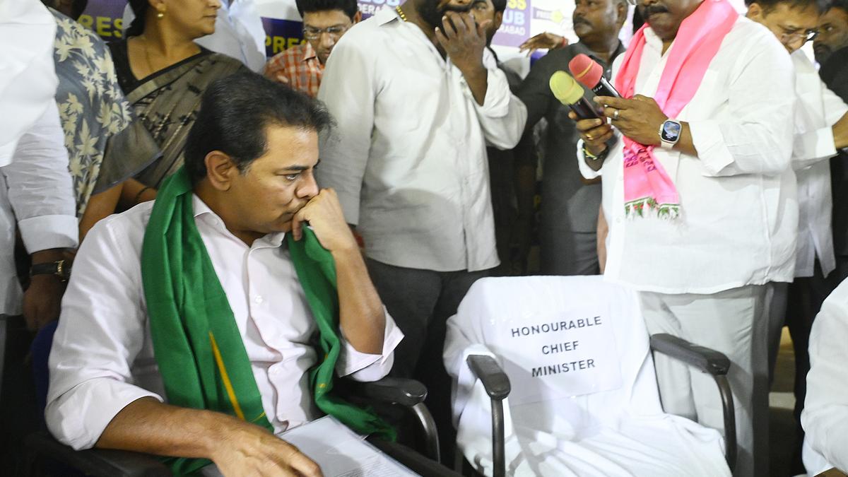 After accepting CM Revanth’s challenge, KTR goes to Press Club for debate on river water allocation