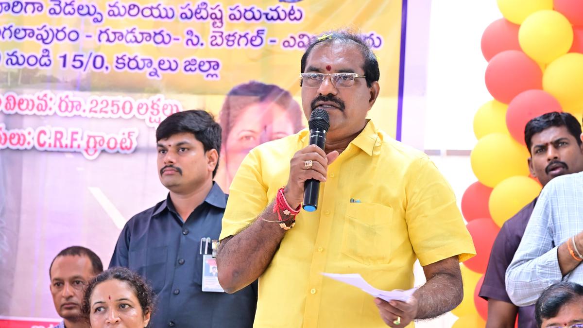 ₹2,014-crore worth of development works sanctioned within a year in Kurnool: Nimmala Ramanaidu