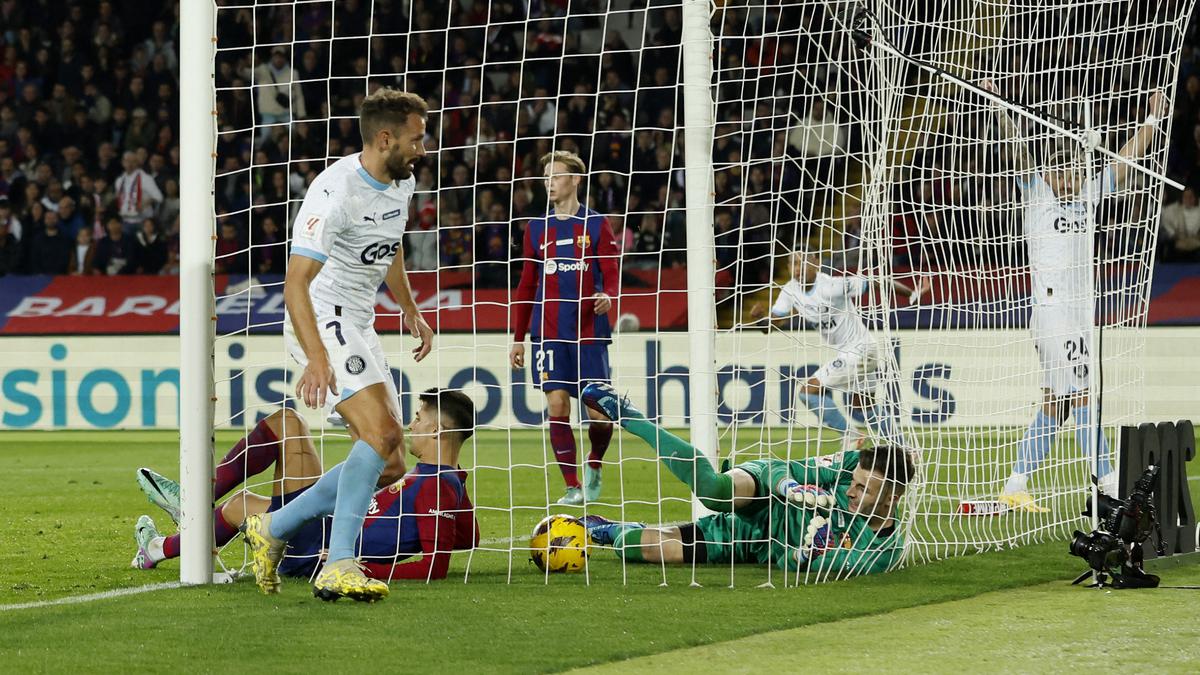 Girona barça. Мигель Гутьеррес Жирона. Girona vs Barcelona 04.05.2024.