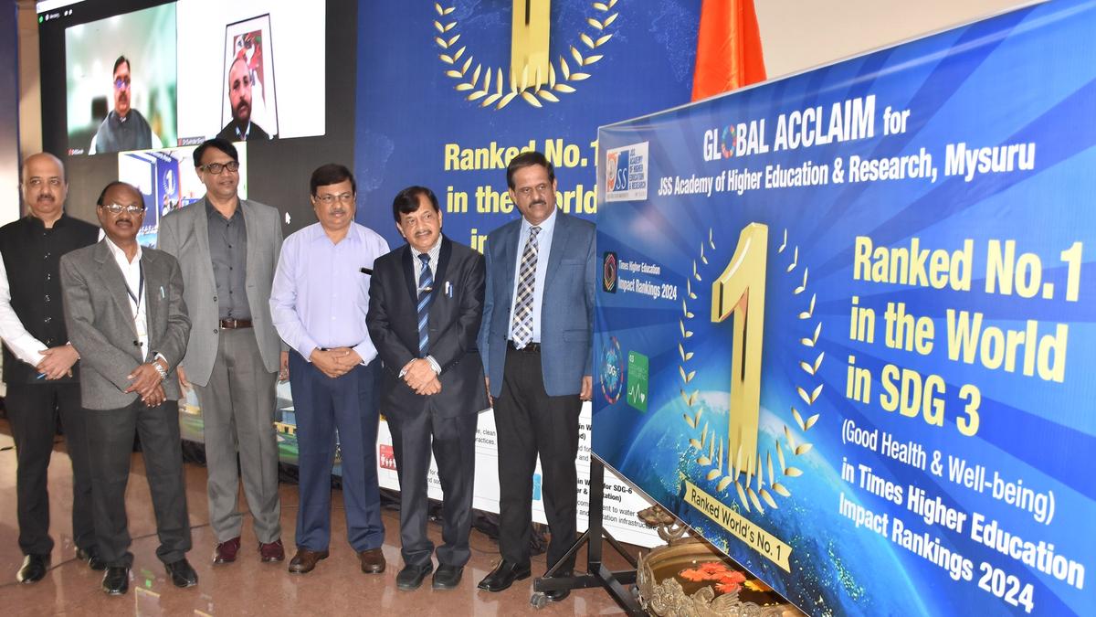 JSS AHER ranked high in global impact rankings 2024