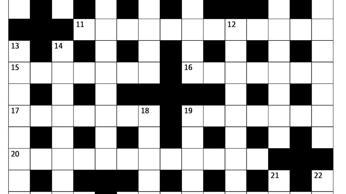 The Sunday Crossword No. 3245