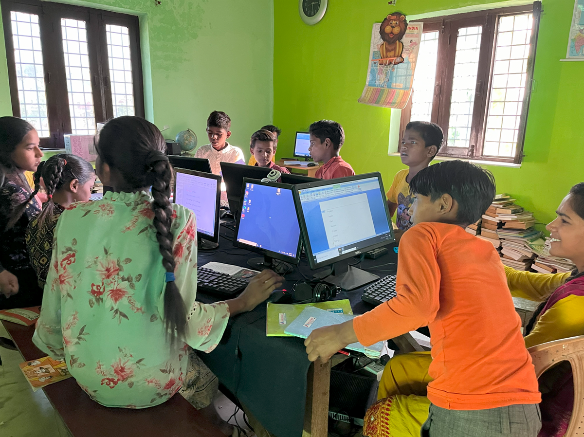 Children at Navadha School 