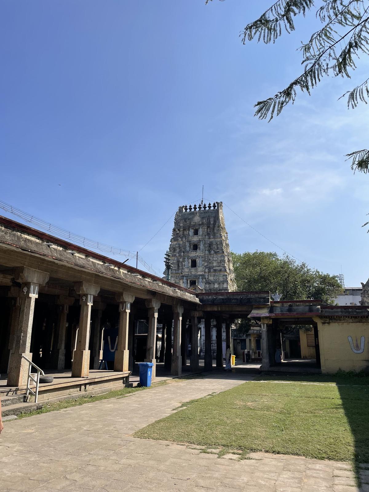 A view of the Eri Katha Ramar temple in Madhurantakam, Tamil Nadu.