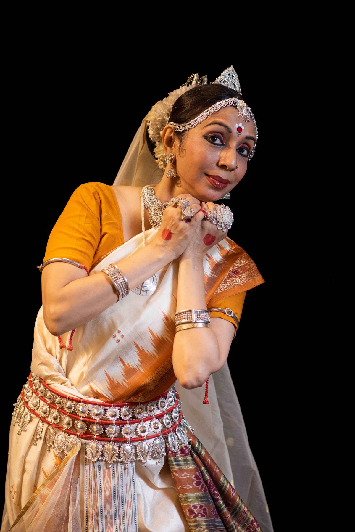 Odissi dancer Sharmila Mukerjee.